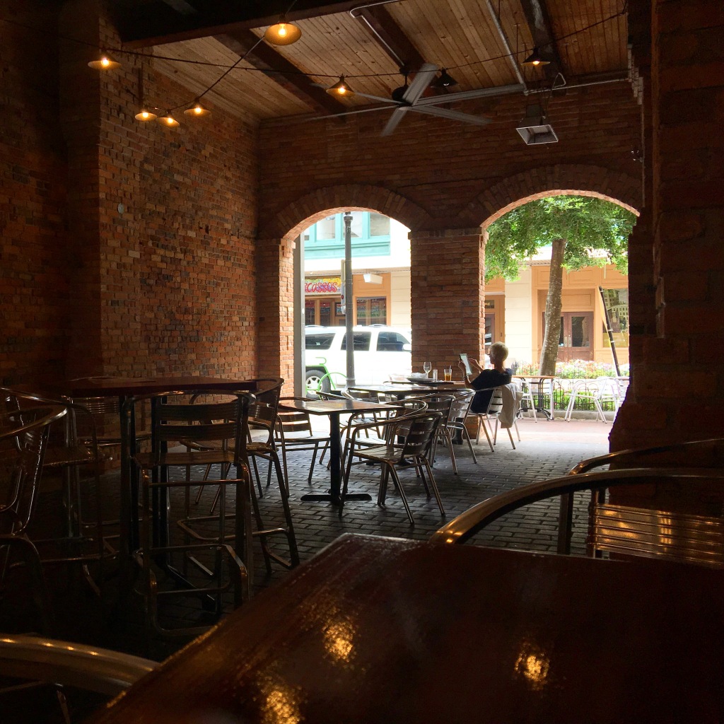 The Patio at the Wine Bar on Palafox. 